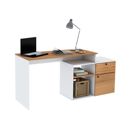 Escritorio Centro Estant Milan Blanco Paraiso Ancho 168cm