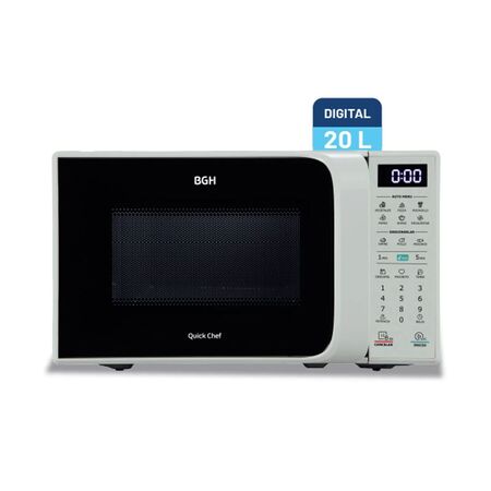 Microondas BGH 20 Lts Digital Blanco