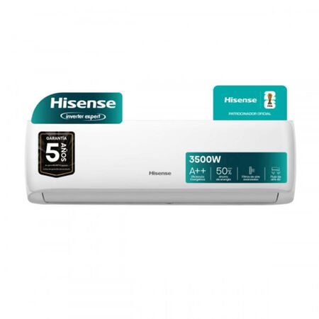 AIRE ACONDICIONADO HISENSE INVERTER BLANCO 3600 W FRIO CALOR