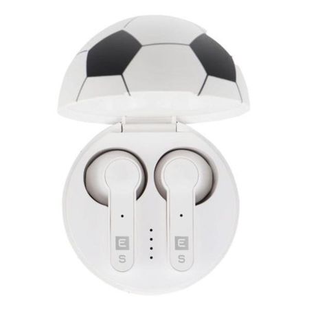 Auricular Eurosound ES-FB1804-WB Futbol Bluetooth In Ear Negro y Blanco