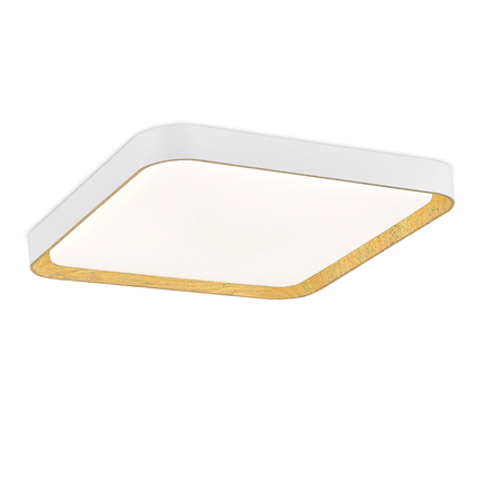 Plafon Led Nordico Moderno Cuadrado 50cm Blanco Galactic 45w