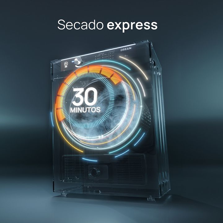 Secarropas por calor DREAN SED090VBCL0 9 Kg Blanco - Vista 12