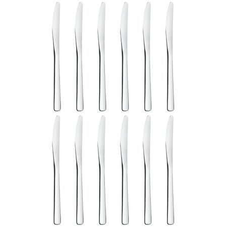 Set 12 Cuchillo De Postre 20 Cm Acero Inox Oslo Tramontina Plateado