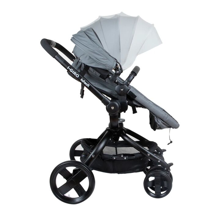 Cochecito con asiento gira 360 I-Giro Infanti gris - Vista 4