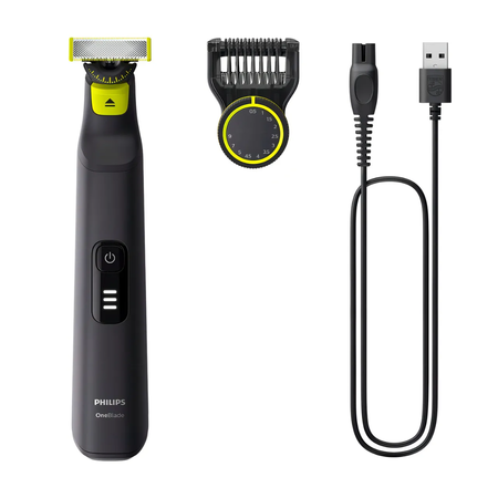 afeitadora philips oneblade pro qp6532/15 recorta modela afeita color negro