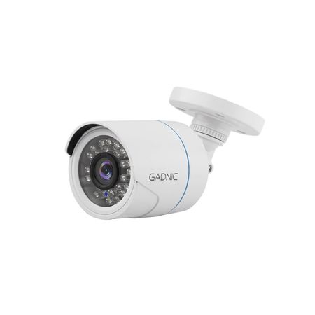 Cámara De Seguridad Gadnic Bullet IP CCTV Hd 720P Visión Nocturna Incluye Cable BNC Video DVR