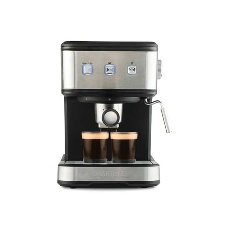Cafetera Express Smartlife SLEC8501 Negra y Plata