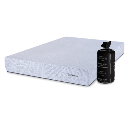 COLCHON ESPUMA 140x190x22 KING KOIL (185104) G22 EN CAJA