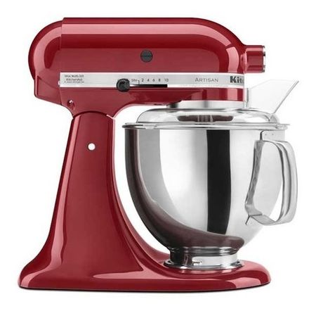 Batidora Planetaria KitchenAid Artisan Roja 4.8 Litros
