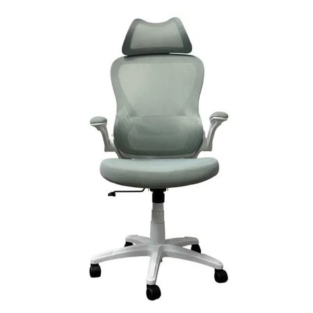 Silla de Oficina Dalton Gris con Apoya Cabeza DA-LDL-946HW