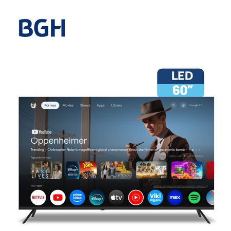 TV BGH 60'' 4K Google TV B6026US6G