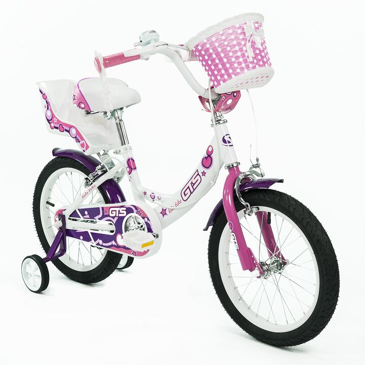 Bicicleta GTS R16 de paseo Blanca - Vista 2