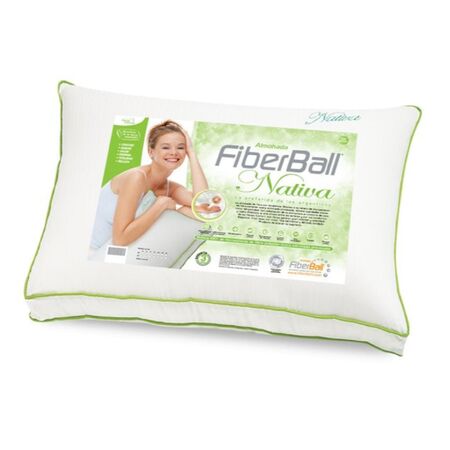 Almohada Fiberball Nativa Con Faja 0.70X0.50
