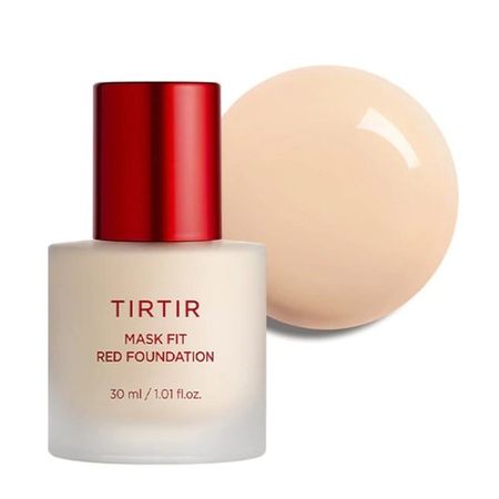 TIRTIR Mask Fit Red Foundation 17N Vanilla | Base Líquida K-Beauty Tono Claro Neutro