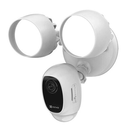 Camara Ip EZVIZ WiFi 2mp Pir 10m. Luz Audio Sirena Blanca