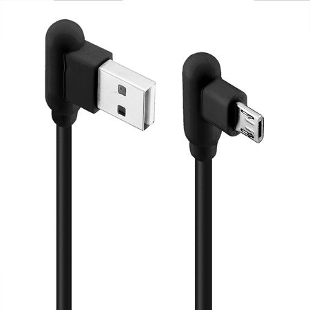 Cable Dekkin Micro Usb 90 Grados Negro Ca-309 N