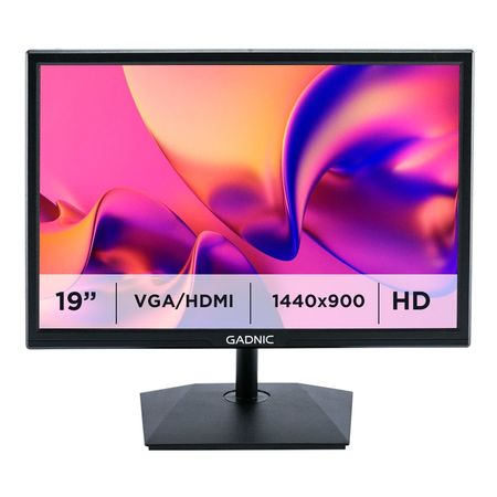 Monitor Led Gadnic 19 Pulgadas Full HD 