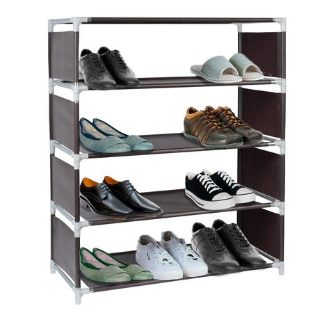 Organizador De Zapatos Marrón Gadnic de Tela 