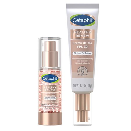 Cetaphil Combo Antiage Healthy Renew Serum y Crema de Dia