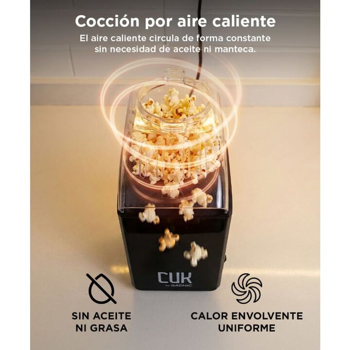 Pochoclera Gadnic Aire Caliente 1200 W - Vista 4