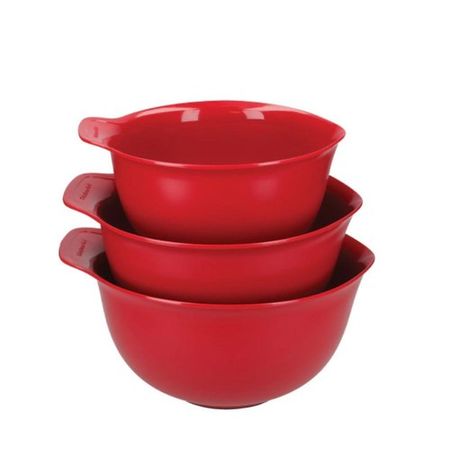 Set de 3 Bowls de Mezcla KitchenAid Rojo