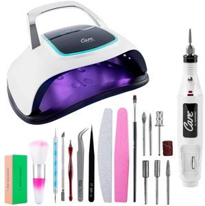 Kit Para Uñas Gadnic Torno T102 + Cabina UV Led BQ6 Pro Uso Profesional