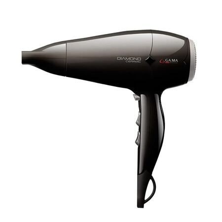 SECADOR DE CABELLO GA-MA DIAMOND CERAMIC STD 2300 WTS 2 VELOCIDADES NEGRO