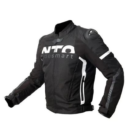 Campera NTO Striker Hombre Negra Moto Cordura