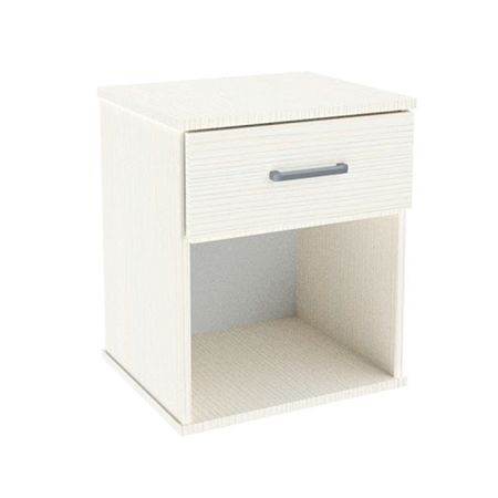 Mesa de Luz 1 Cajón Fiplasto Fineline Crema