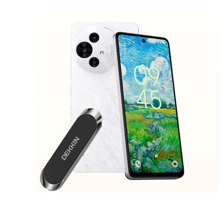 Combo de Celular TCL 50 PRO NXTPAPER 5G Blanco + Soporte de Celular Alargado para Auto Tablero Dekkin