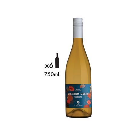 Vino Blanco Pequeñas Fermentaciones Chardonnay - Semillon Caja x 6