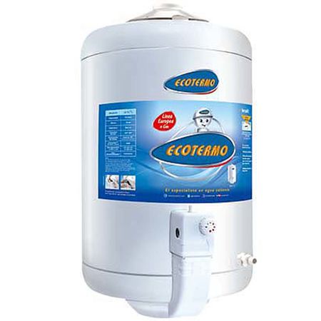 Termotanque A Gas L.Europea 51 G.N-Conexion Superior Ecotermo TECO3NS051