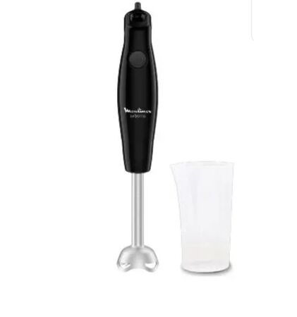 LICUADORA DE MANO MOULINEX TURBOMIX BLACK/INOX PLUS 600W (DD1212A0)