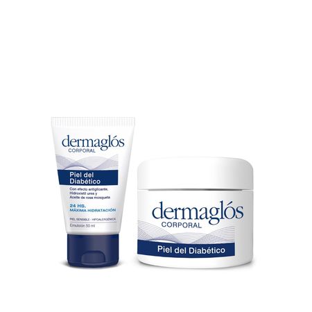 Dermaglos Set Piel del Diabetico Crema 50g + Emulsion 100g