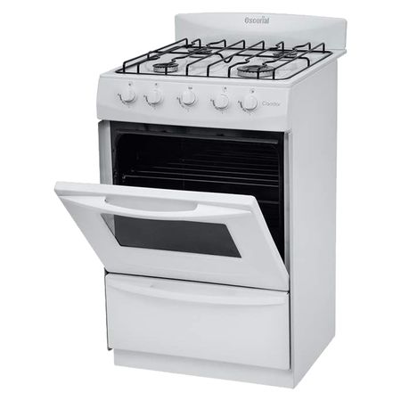 cocina escorial candor blanca gas natural