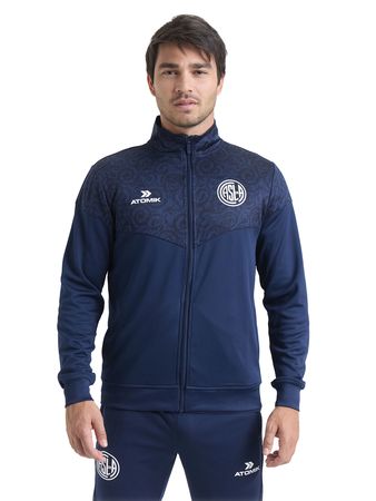 Campera Atomik San Lorenzo Salida 2026 Hombre Fútbol Azul