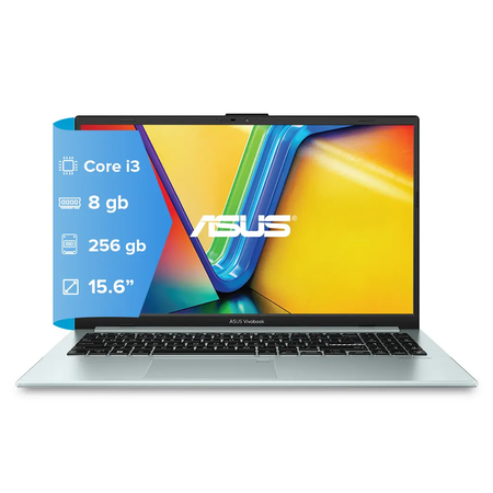 NOTEBOOK ASUS E150I3 N305 8GB SSD 256GB 15.6" (C:SILVER)