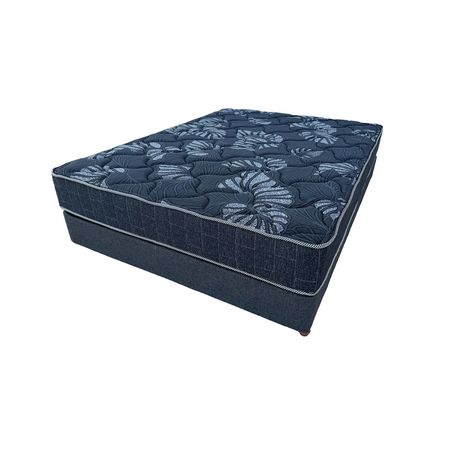 Conjunto Box+Colchon Poliester 1.40 X 1.90 Mts Natural Soft Sense