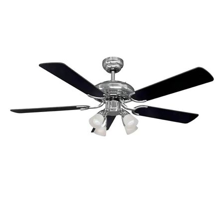 Ventilador De Techo Liliana Con Luz Aspas reversibles Vthm415 1.2m 80w