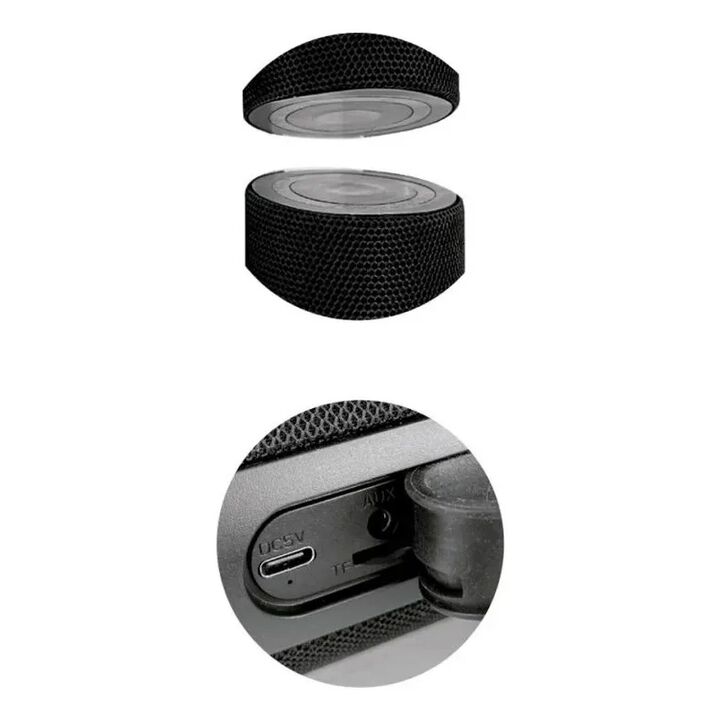 Parlante Bluetooth magnético 2 en 1 con radio FM y MicroSD Winco - Vista 3