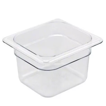 Bandeja Gastronorm Cambro Gn 1/6 10 Cm Policarbonato Premium Blanco