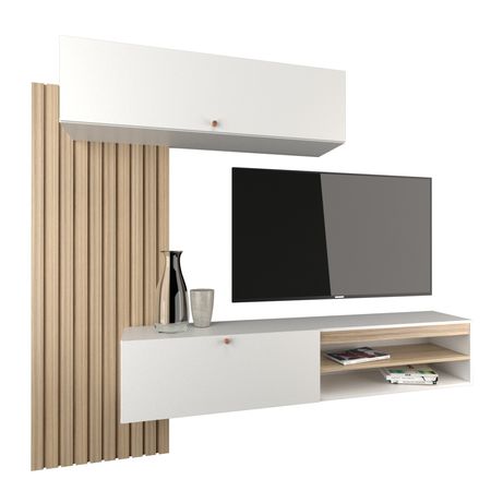 Centro De Entret. De Colgar 2 Coco Bolo|blanco Tables