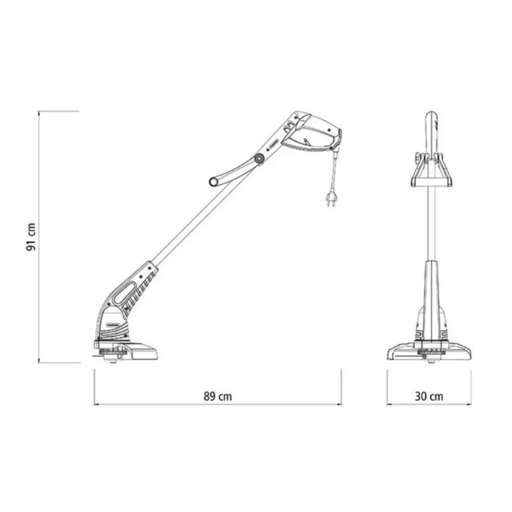 bordeadora electrica corte de 28cm 1500w tramotina ap1500t - Vista 3
