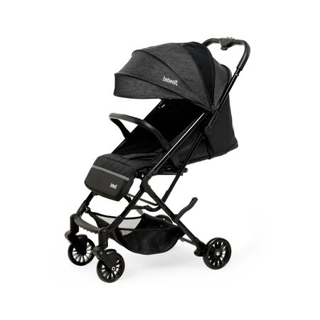 Cochecito Plegable Compacto C/Manija Negro Bebesit