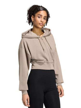 Campera Adidas Essentials Contemporary Mujer Training Beige