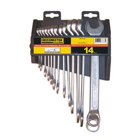 Juego de LLaves Crossmaster 11 Pcs Combinadas Acodadas