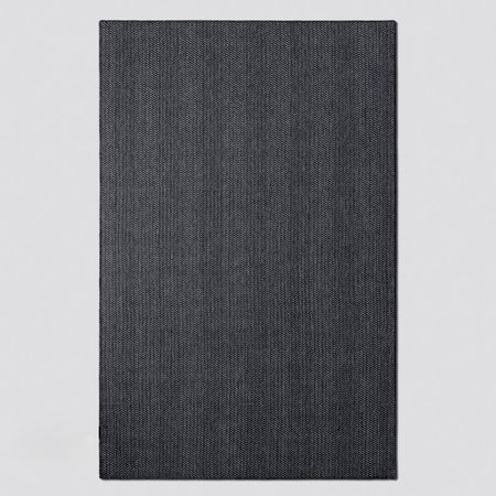 Alfombra simil Yute Grey - 300x400 cm