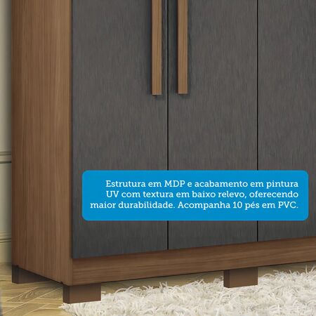 Placard Master  Jatoba  Grafito  Puertas