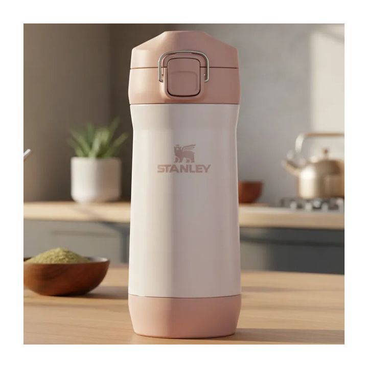 Yerbera Stanley Sin Despolvillador De Acero Inox Cap:400g Rosa - Vista 1