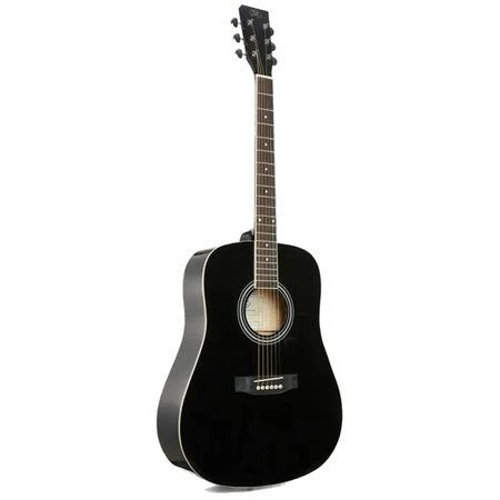 SX SD204G TBK. Guitarra acústica dreadnought brillante. Presencia, sonido y estilo